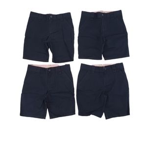 NWT Cat & Jack Girls School Uniform Shorts Size 5 - Four Pack Fighter Pilot Blue